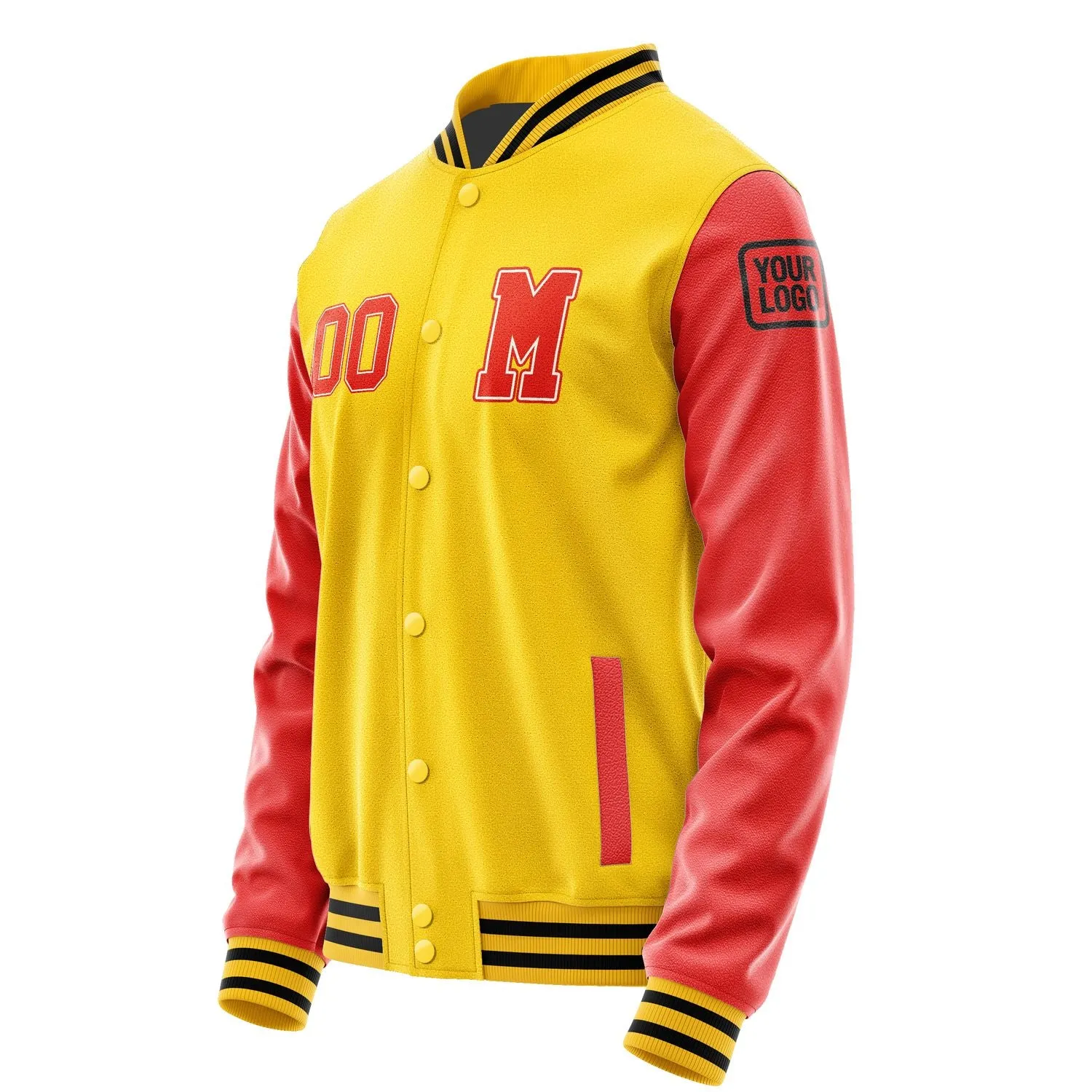 Custom Gold Orange Red Jacket sold by Tailorly product image thumbnail 2