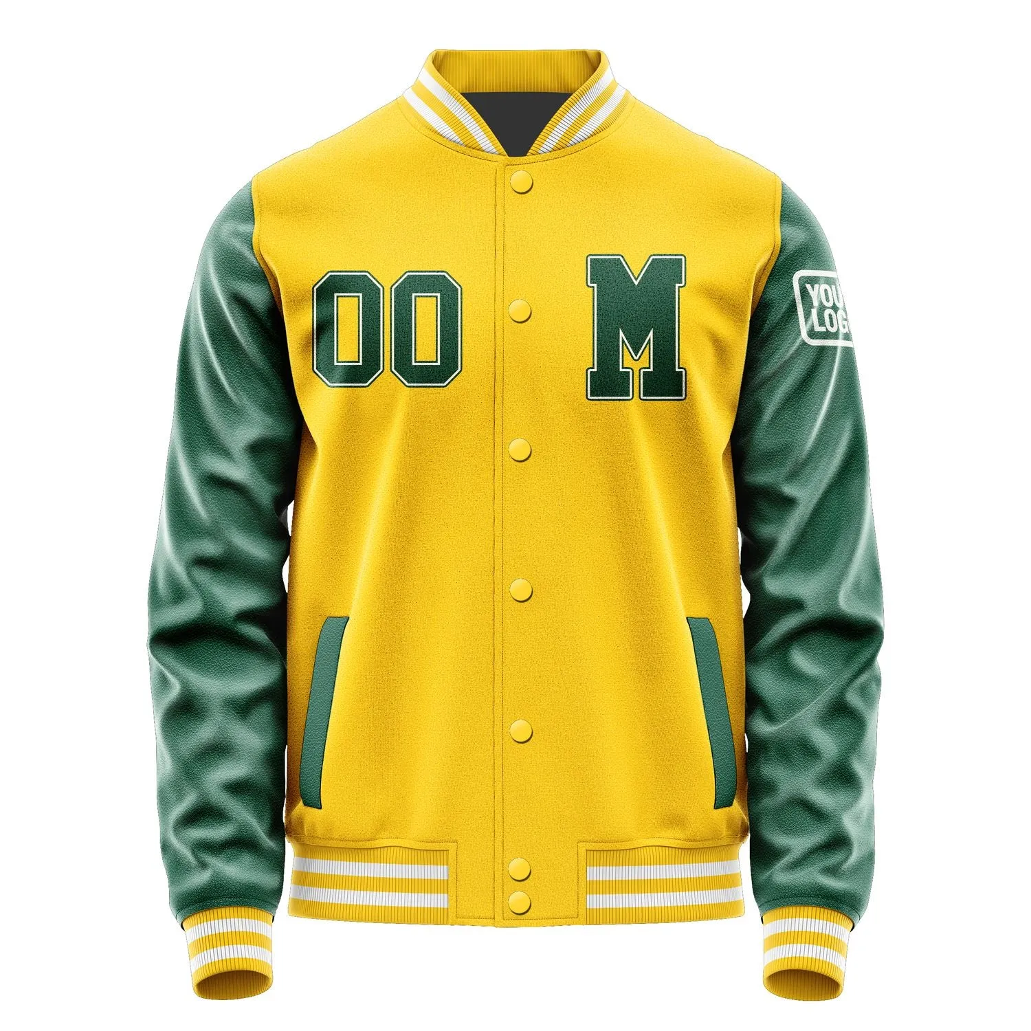 Custom Gold Green Jacket sold by Tailorly product image thumbnail 4