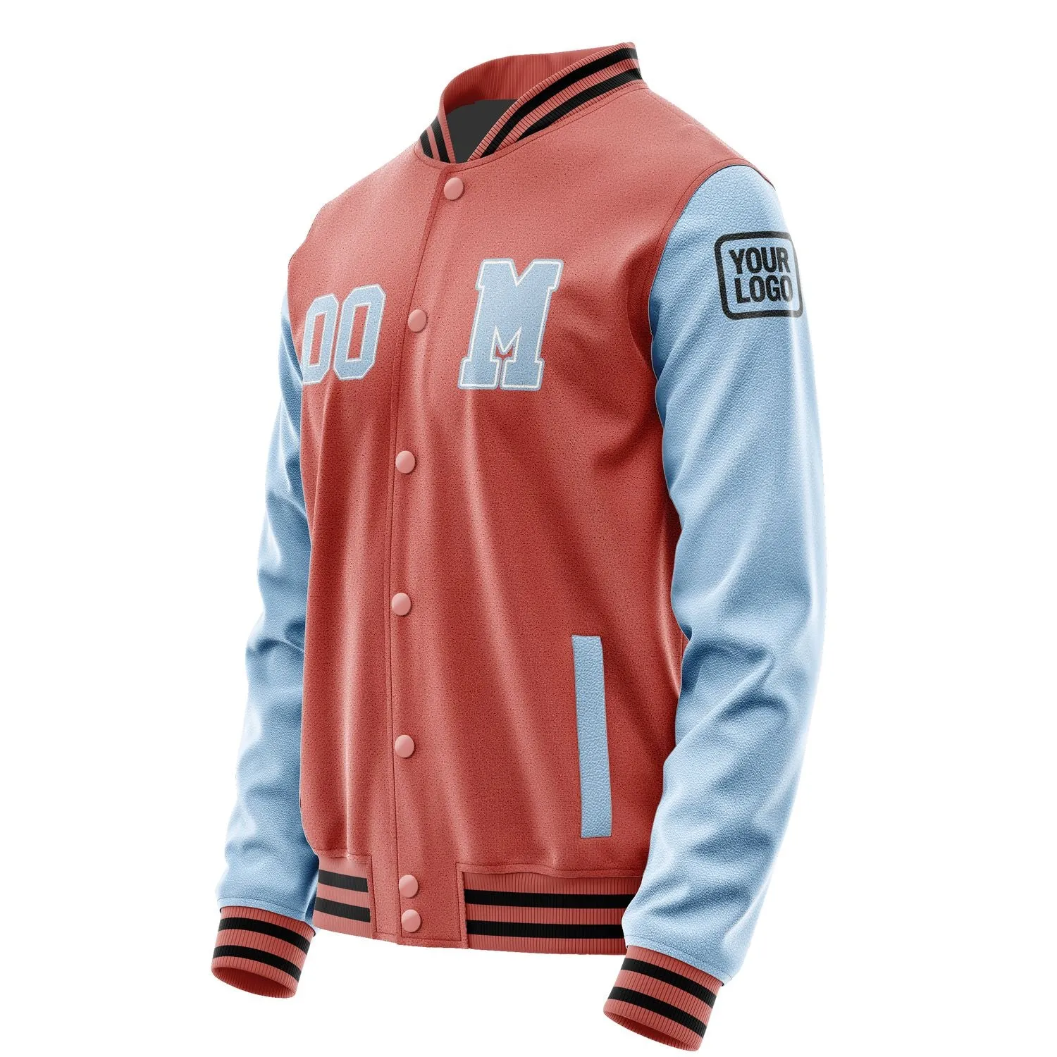 Custom Copper Rose Light Blue Jacket sold by Tailorly product image thumbnail 2