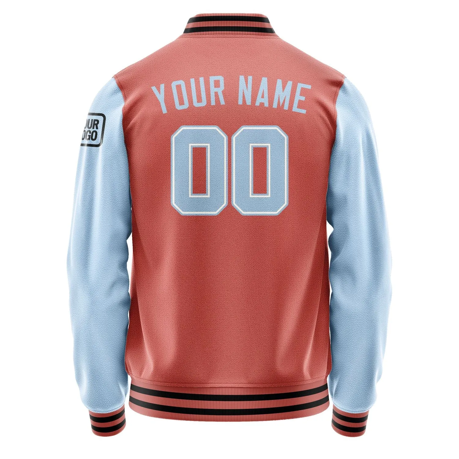 Custom Copper Rose Light Blue Jacket sold by Tailorly product image thumbnail 3