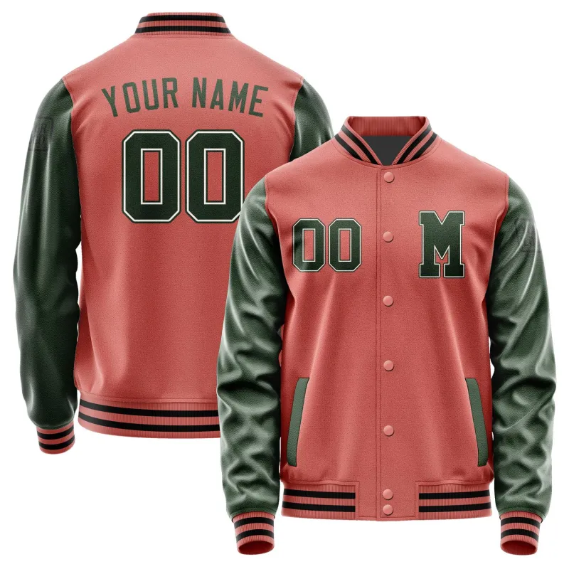 Custom Copper Rose Dark Green Jacket sold by Tailorly