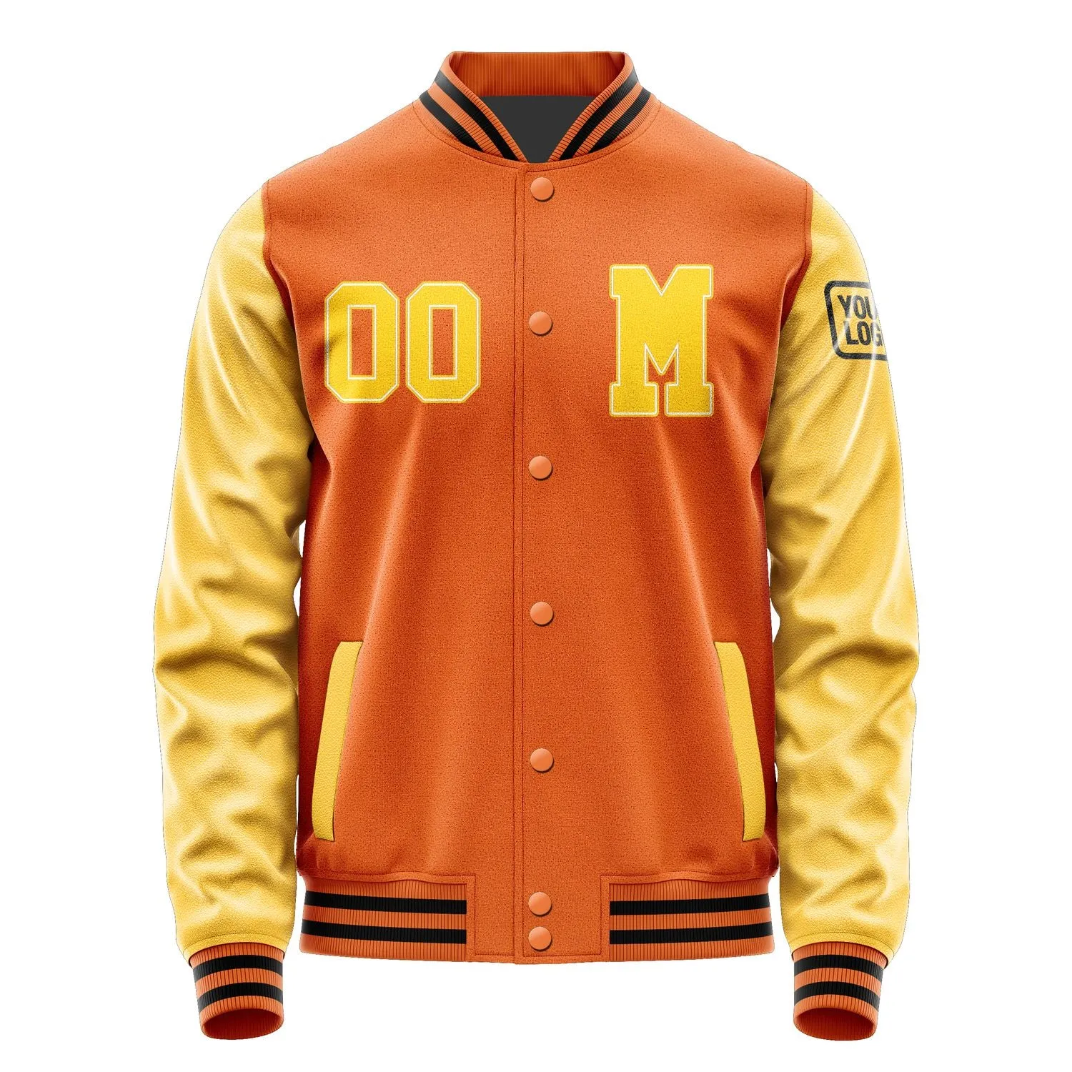 Custom Orange Gold Jacket sold by Tailorly product image thumbnail 4