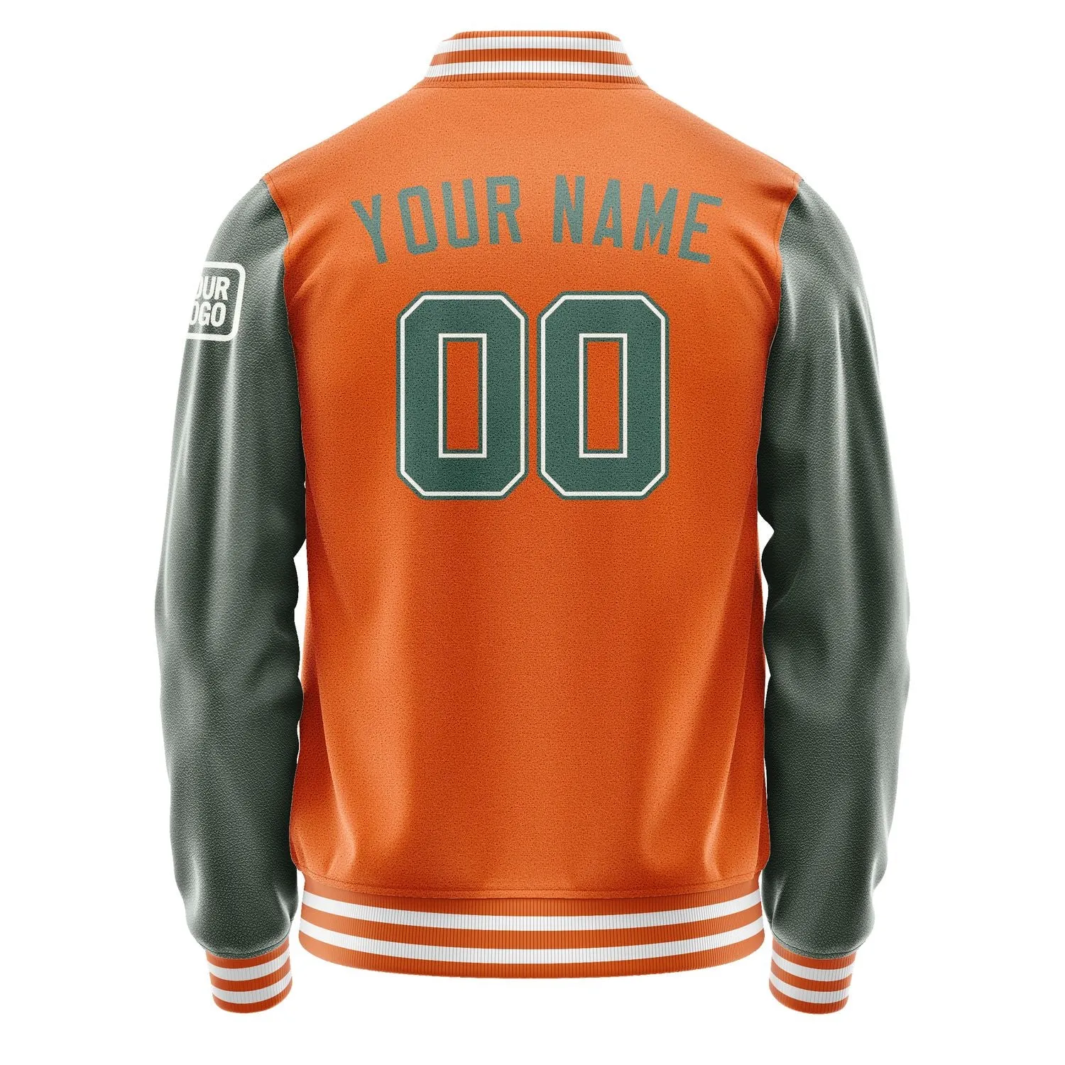 Custom Orange Blue Green Jacket sold by Tailorly product image thumbnail 3