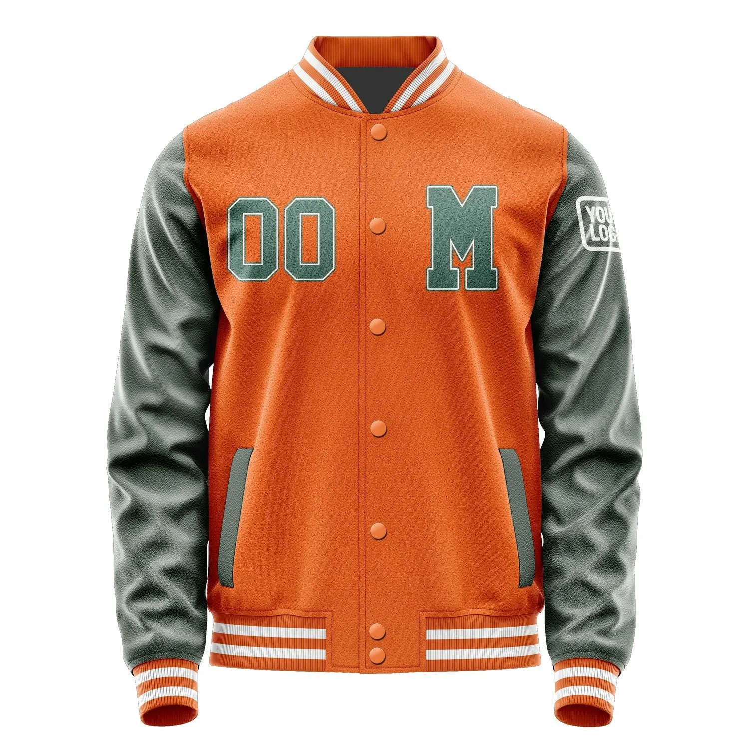Custom Orange Blue Green Jacket sold by Tailorly product image thumbnail 4