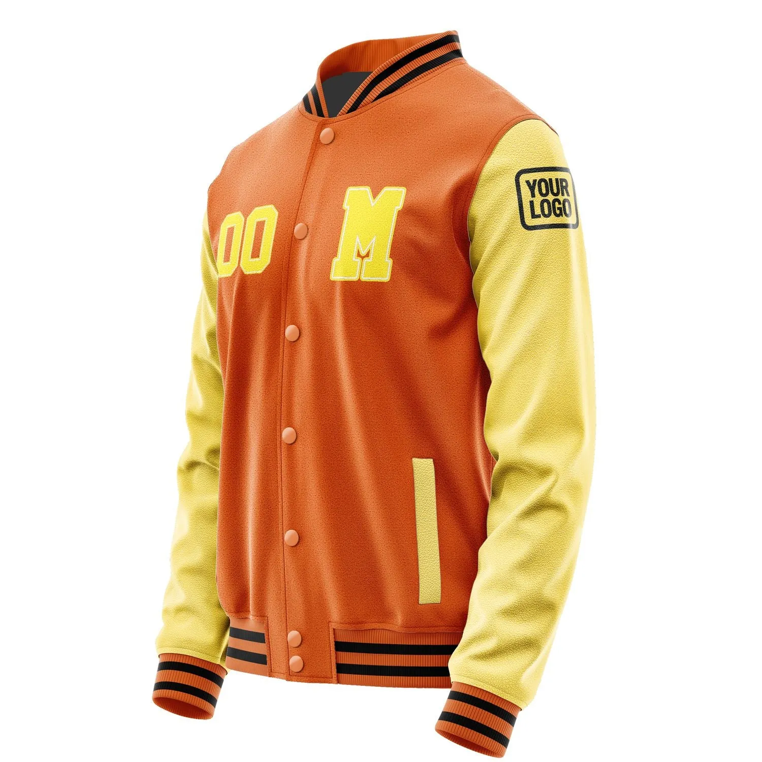 Custom Orange Light Yellow Jacket sold by Tailorly product image thumbnail 2