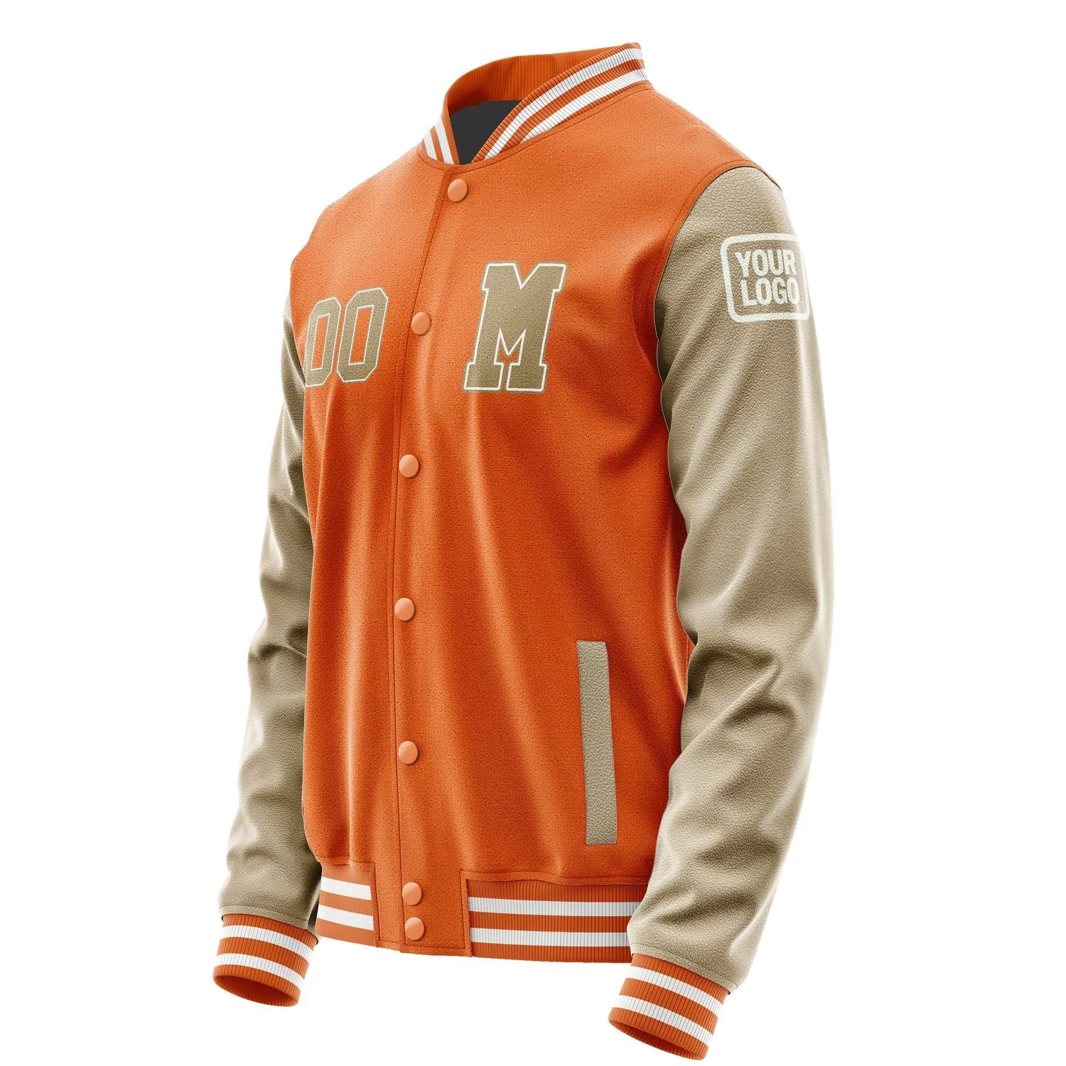 Custom Orange Light Khaki Jacket sold by Tailorly product image thumbnail 2