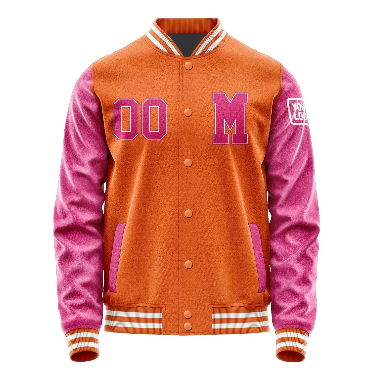 Custom Orange Pink Jacket sold by Tailorly product image thumbnail 4