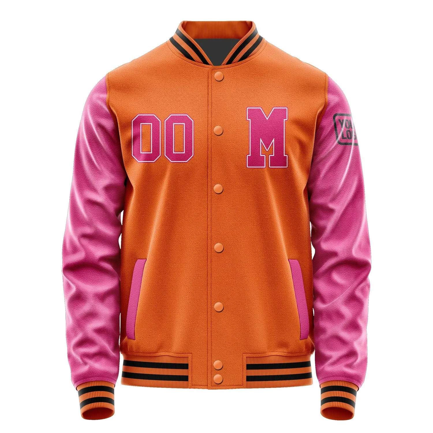 Custom Orange Pink Jacket sold by Tailorly product image thumbnail 4