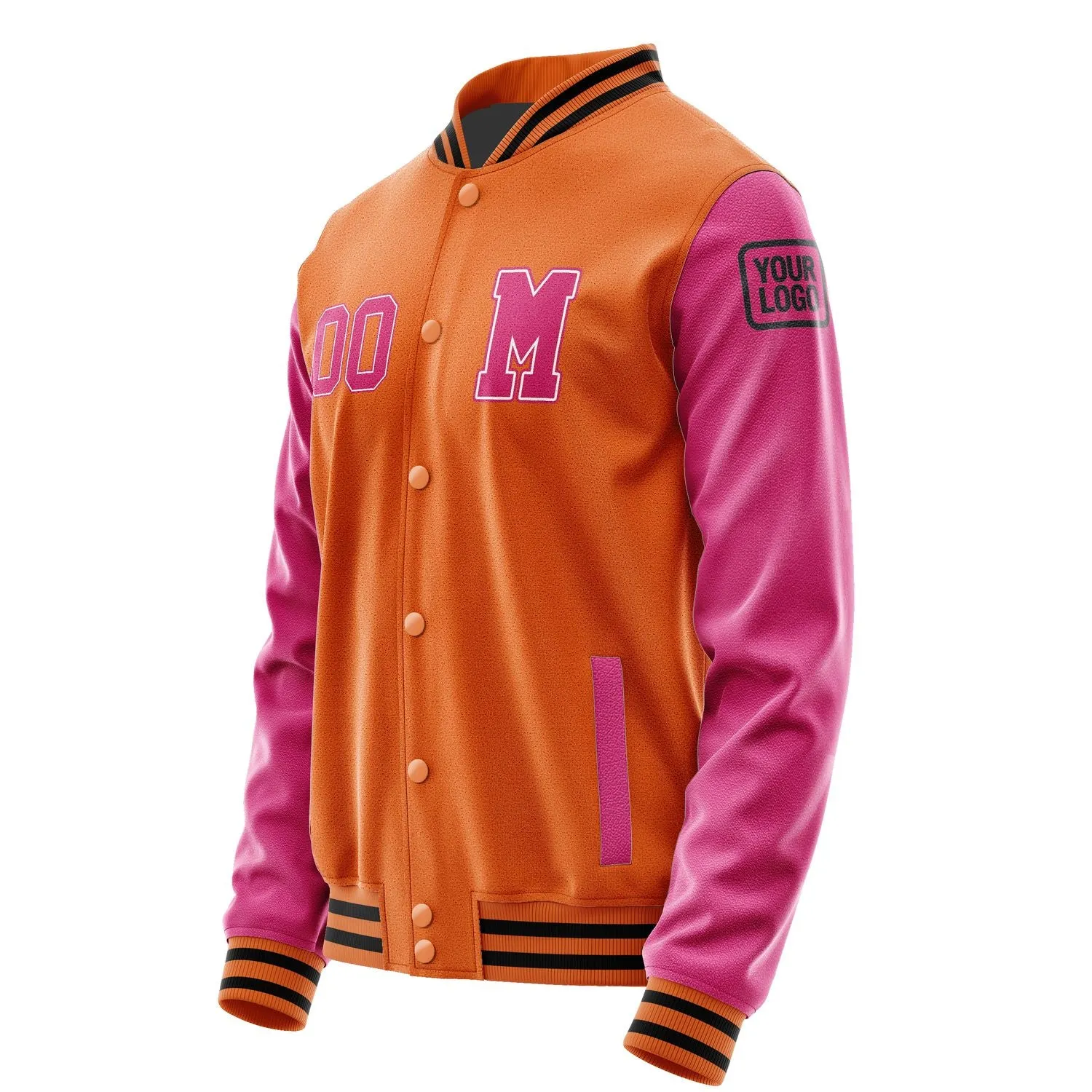 Custom Orange Pink Jacket sold by Tailorly product image thumbnail 2