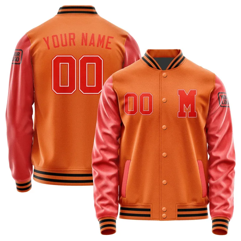 Custom Orange Orange Red Jacket sold by Tailorly