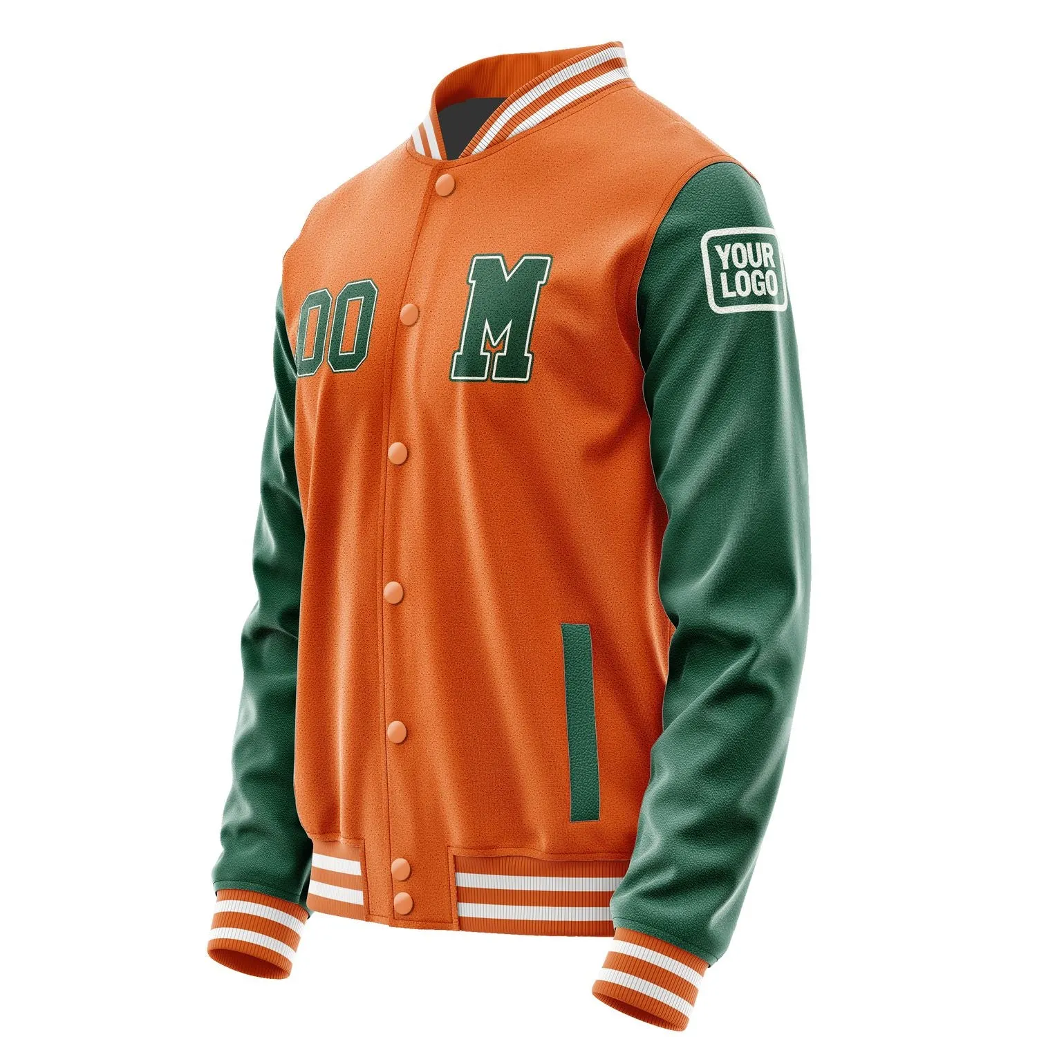 Custom Orange Green Jacket sold by Tailorly product image thumbnail 2