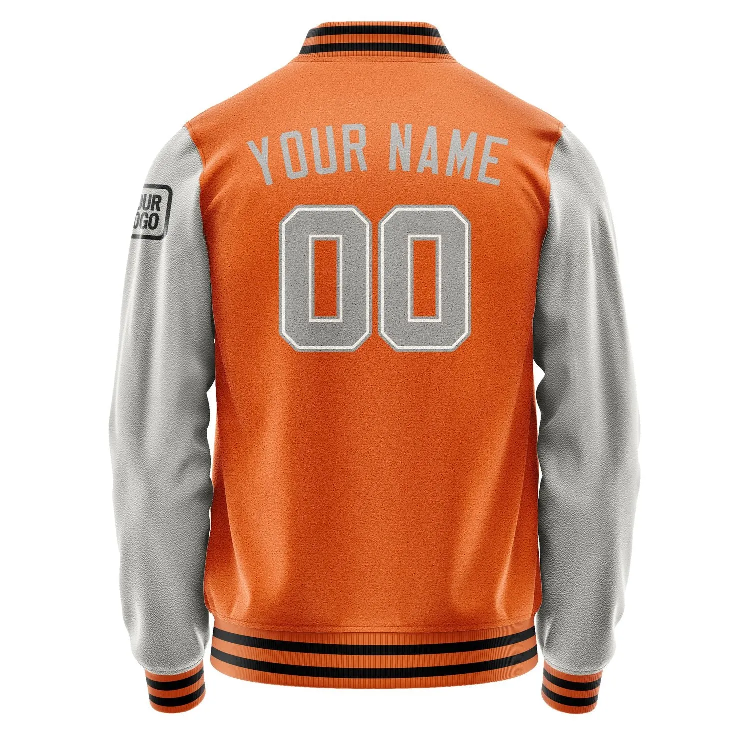 Custom Orange Gray Jacket sold by Tailorly product image thumbnail 3