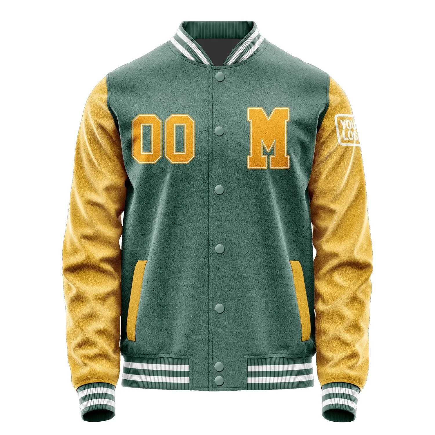 Custom Blue Green Yellow Jacket sold by Tailorly product image thumbnail 4