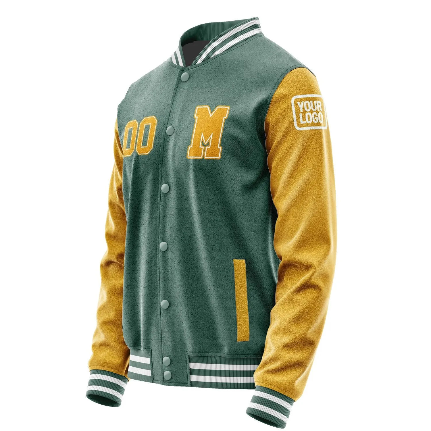 Custom Blue Green Yellow Jacket sold by Tailorly product image thumbnail 2
