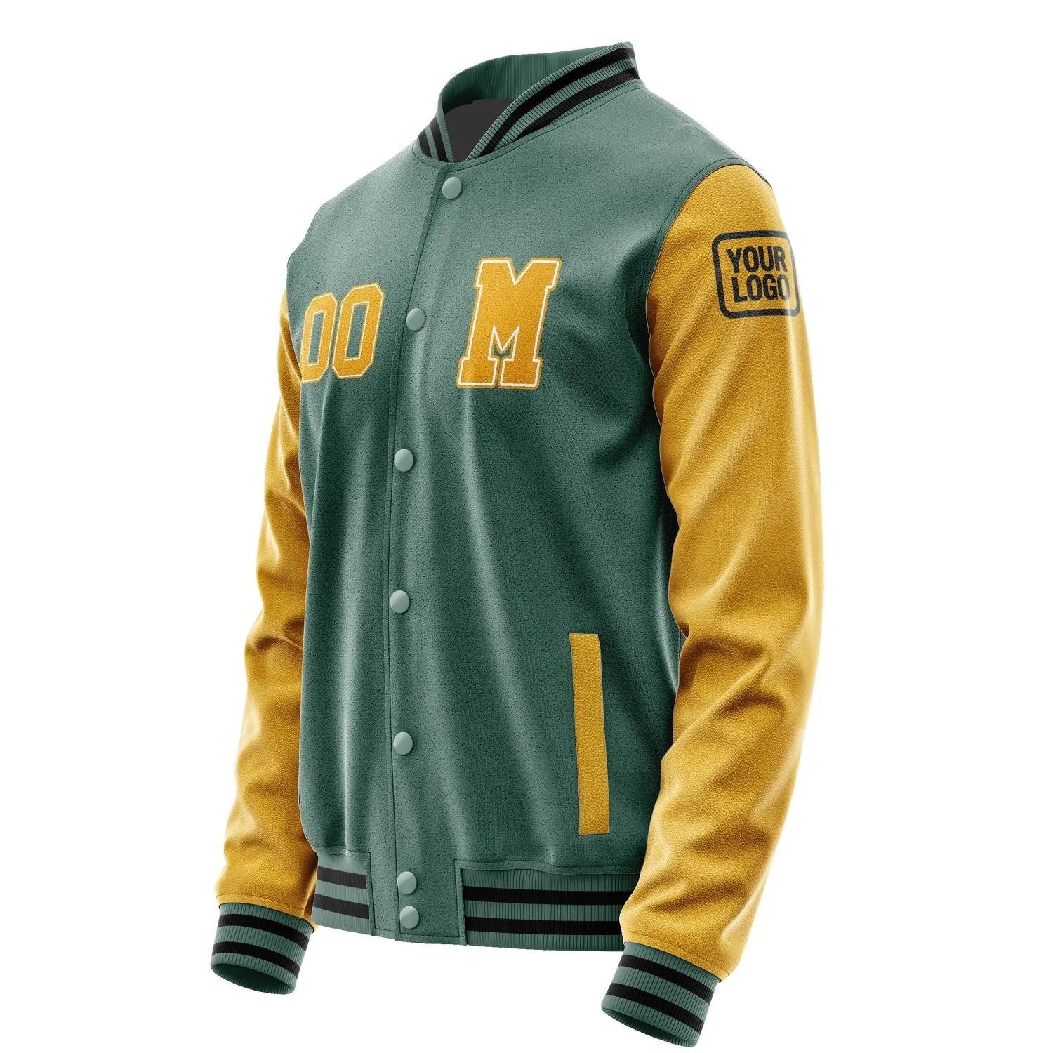 Custom Blue Green Yellow Jacket sold by Tailorly product image thumbnail 2