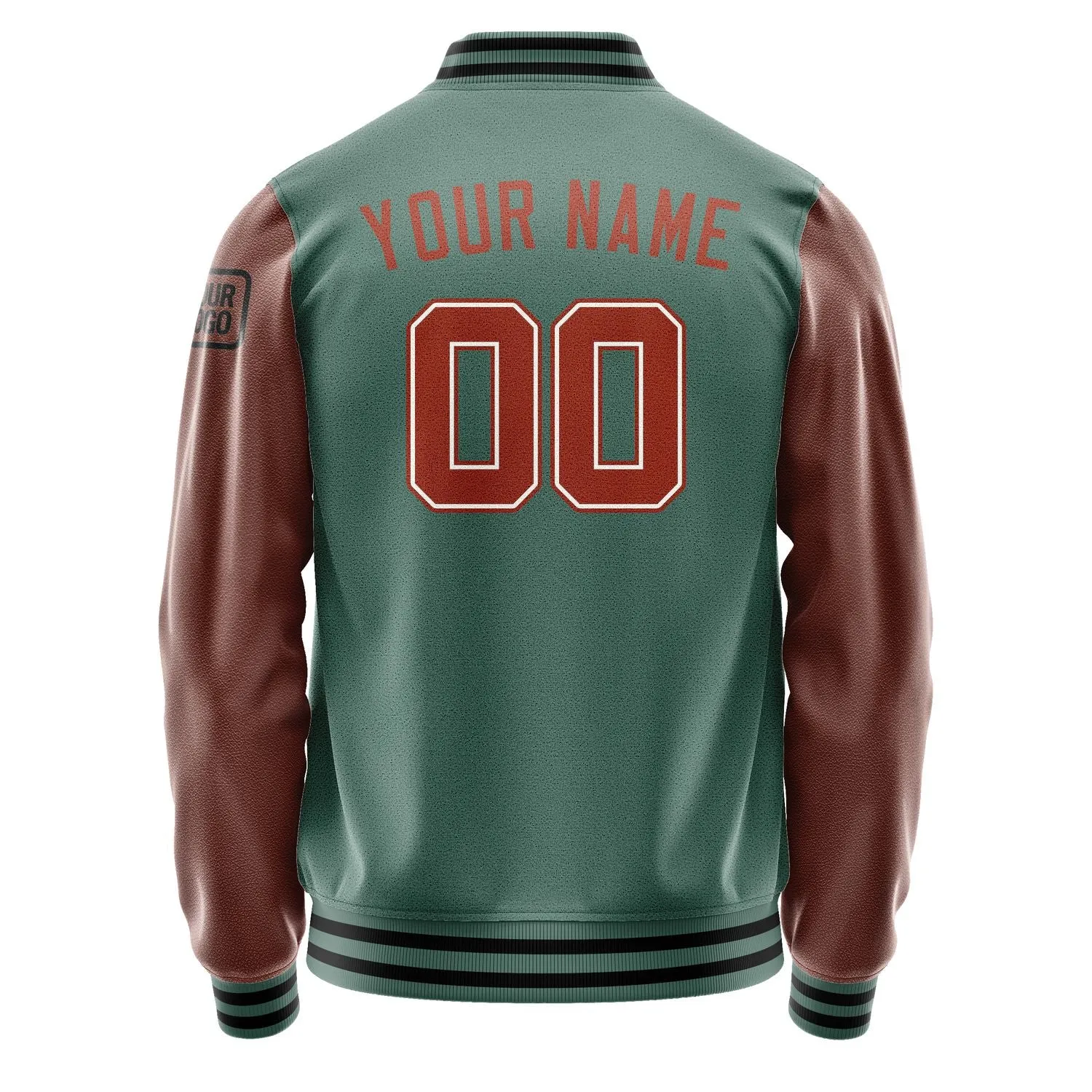 Custom Blue Green Coral Red Jacket sold by Tailorly product image thumbnail 3