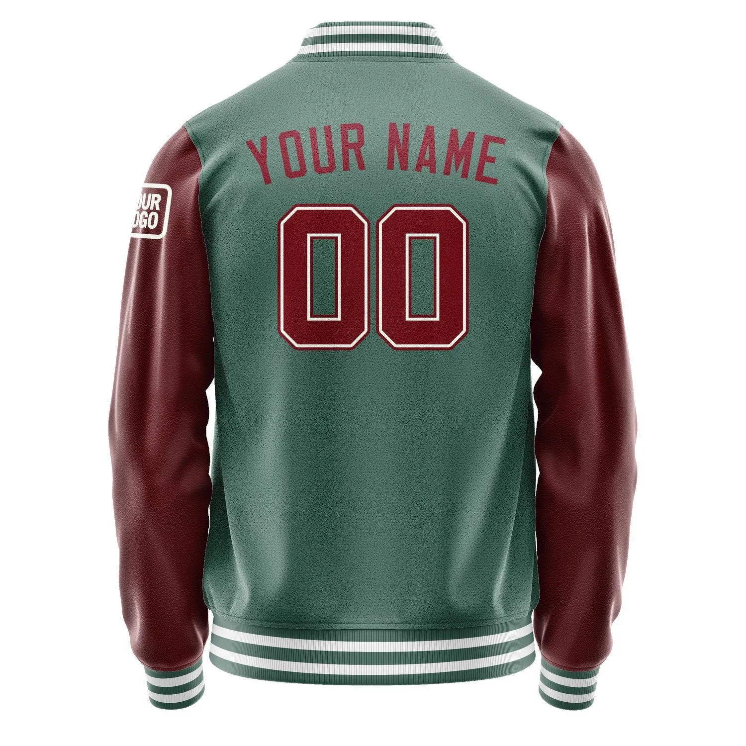 Custom Blue Green Crimson Red Jacket sold by Tailorly product image thumbnail 3