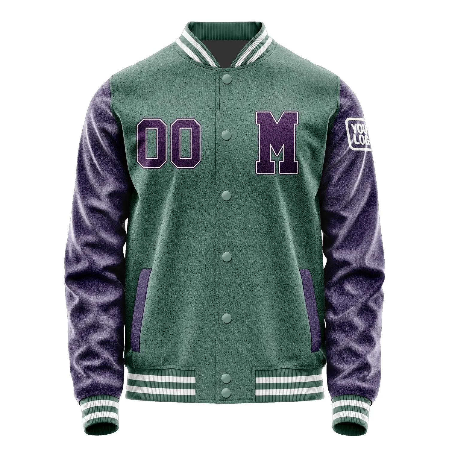 Custom Blue Green Purple Jacket sold by Tailorly product image thumbnail 4