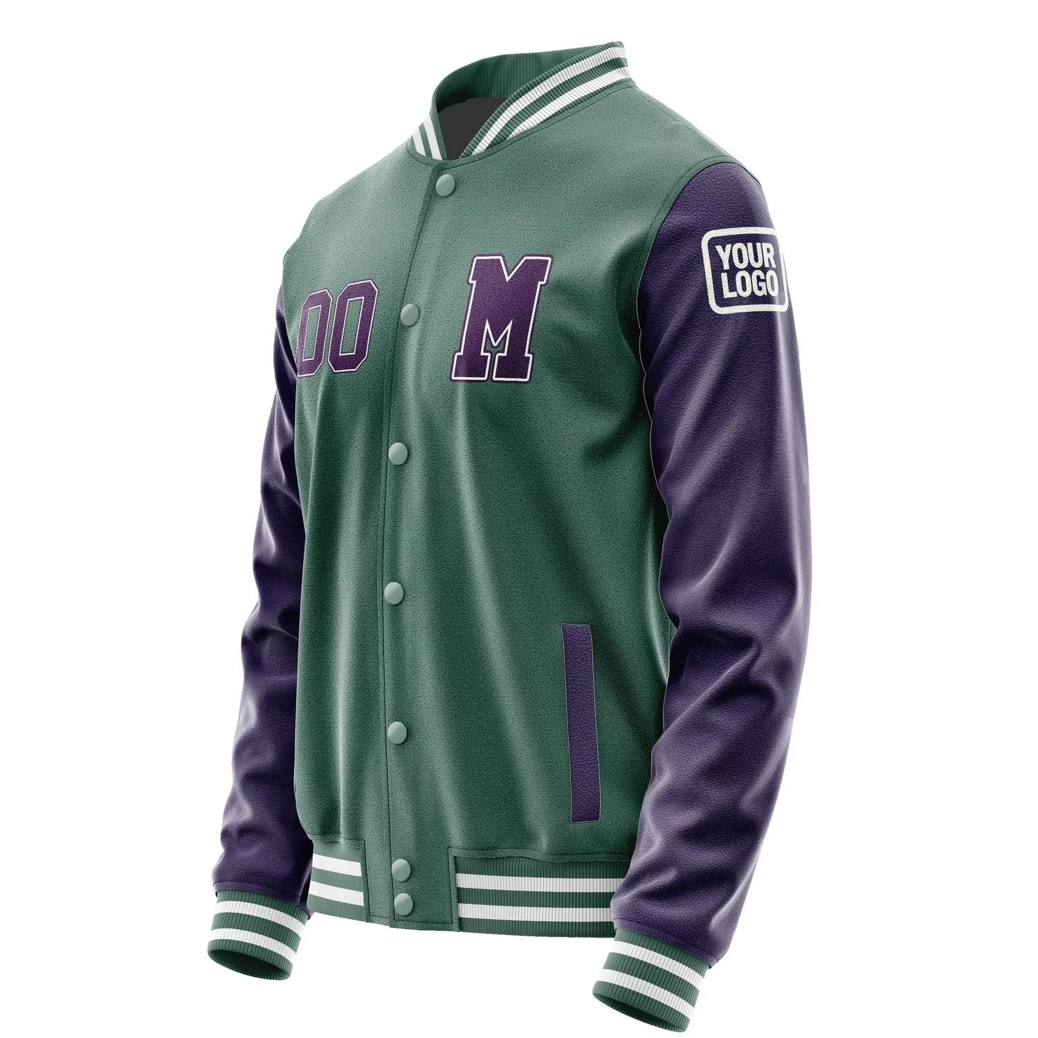 Custom Blue Green Purple Jacket sold by Tailorly product image thumbnail 2