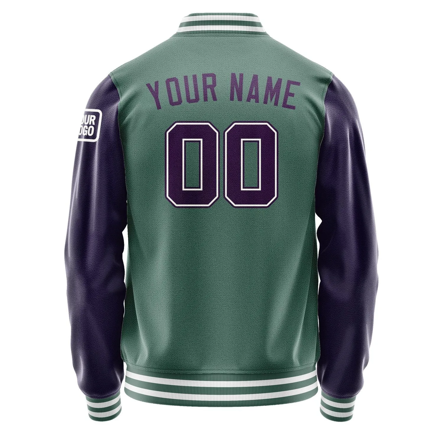 Custom Blue Green Purple Jacket sold by Tailorly product image thumbnail 3