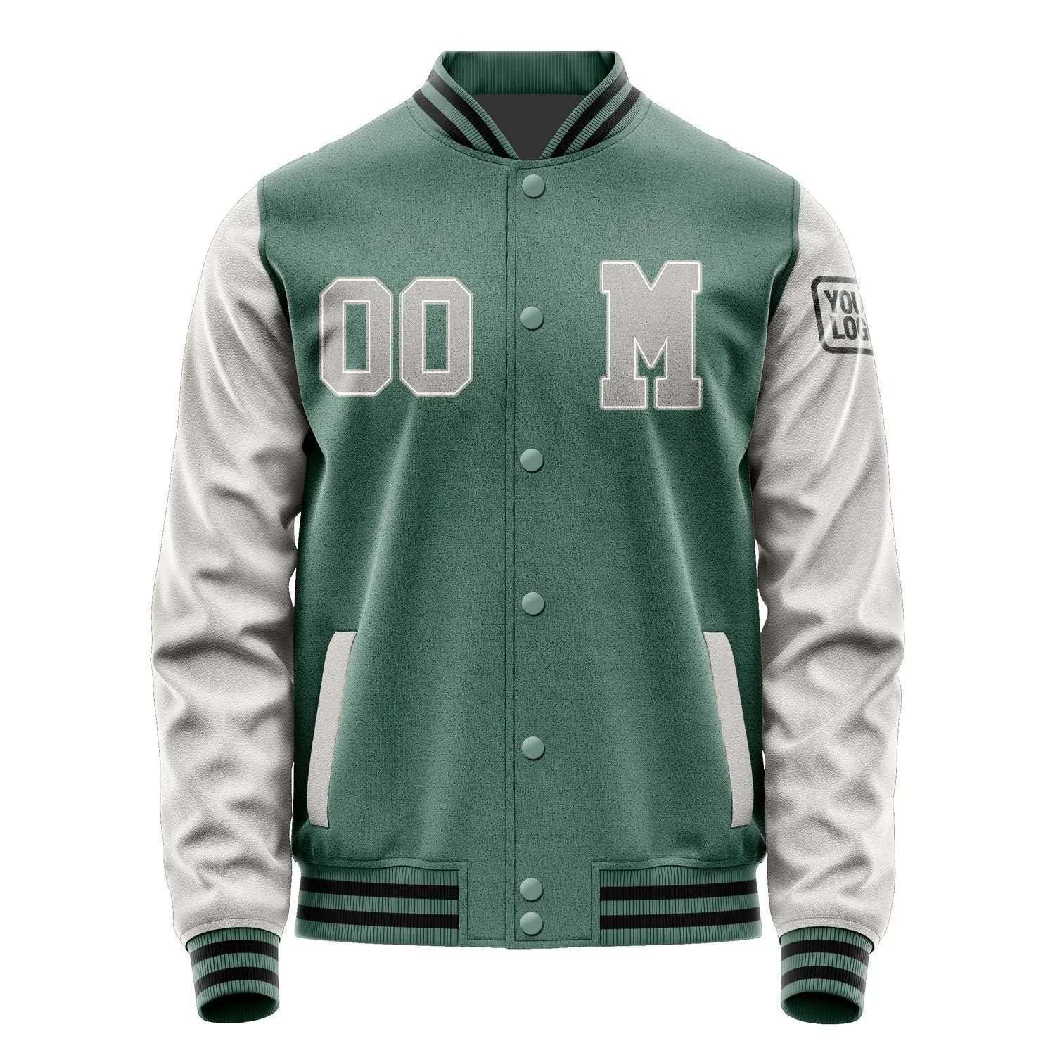 Custom Blue Green Gray Jacket sold by Tailorly product image thumbnail 4