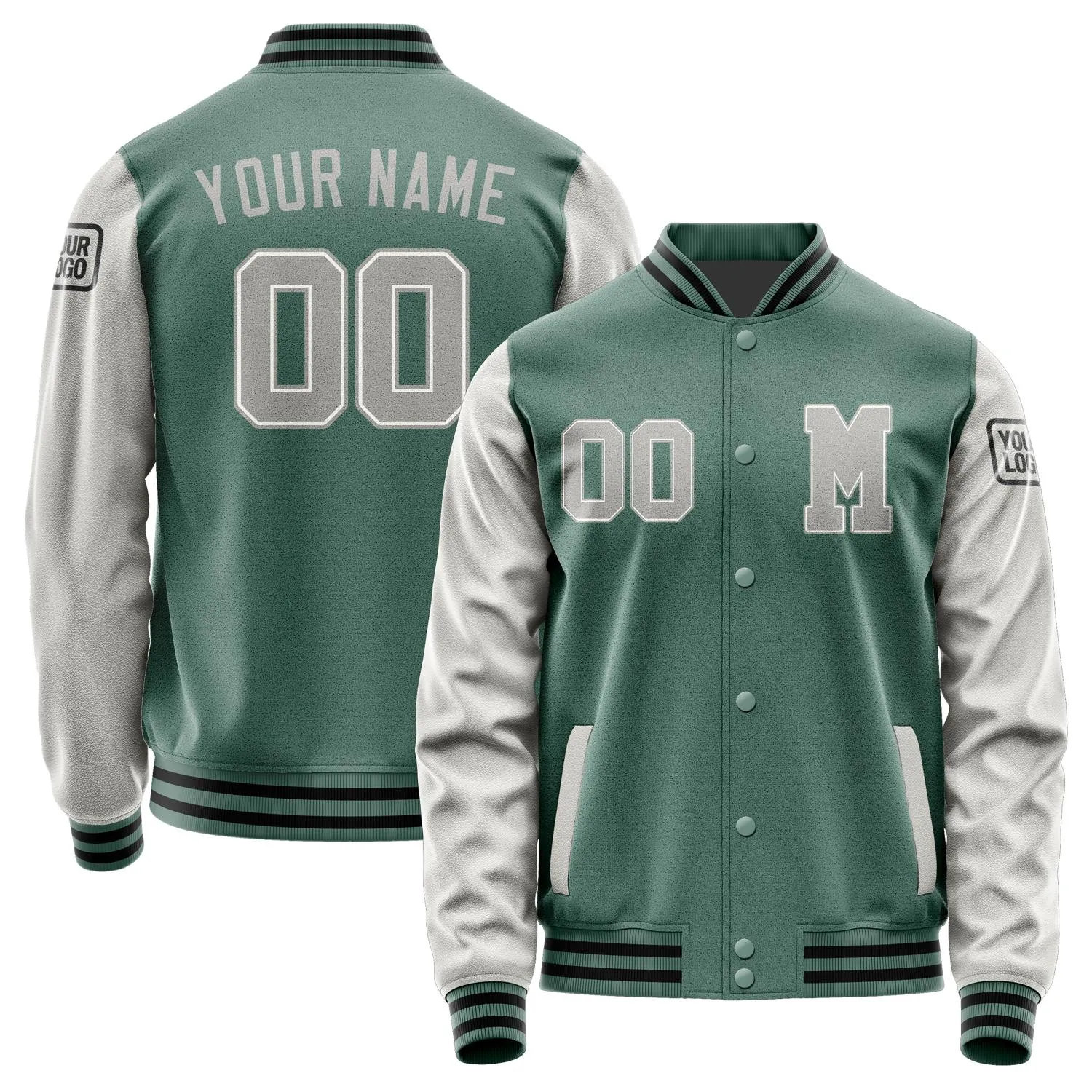 Custom Blue Green Gray Jacket sold by Tailorly