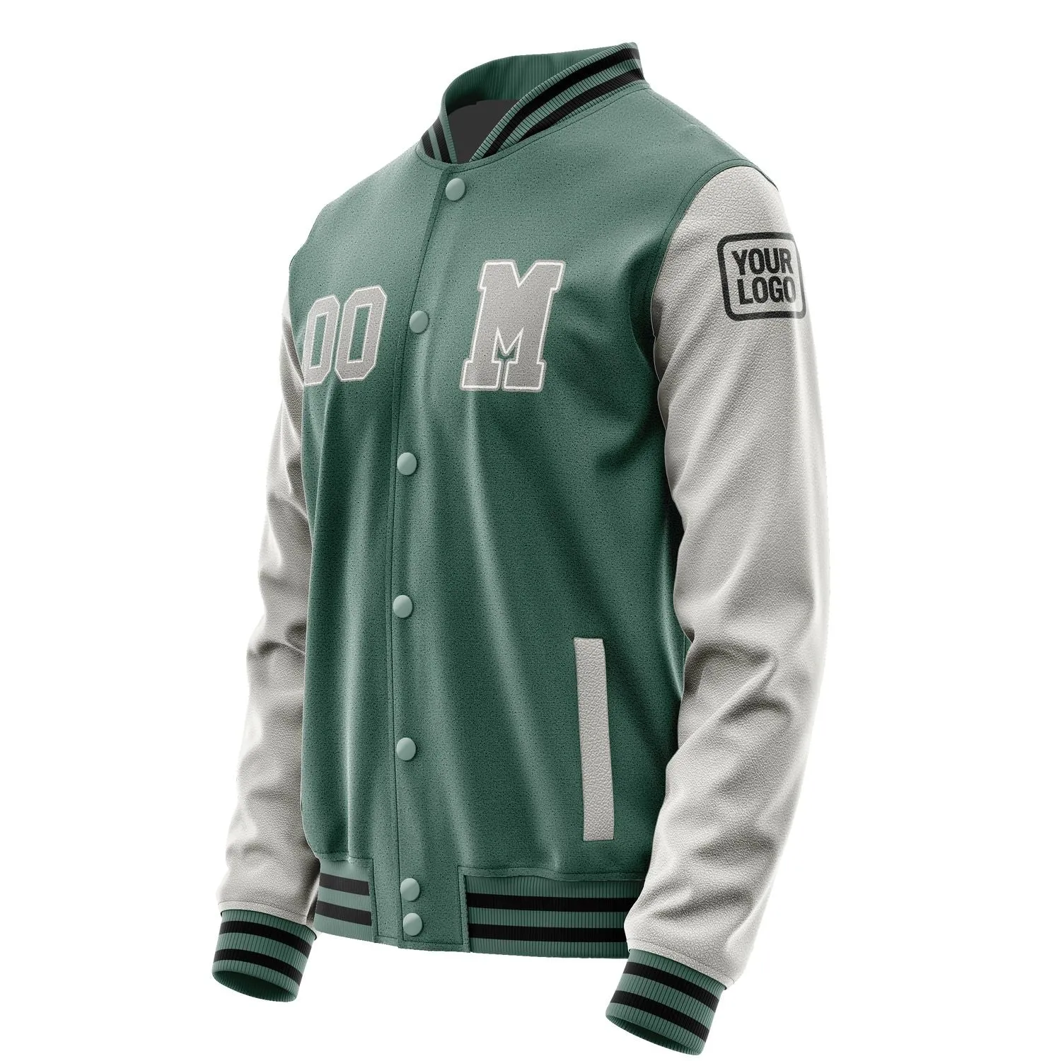 Custom Blue Green Gray Jacket sold by Tailorly product image thumbnail 2