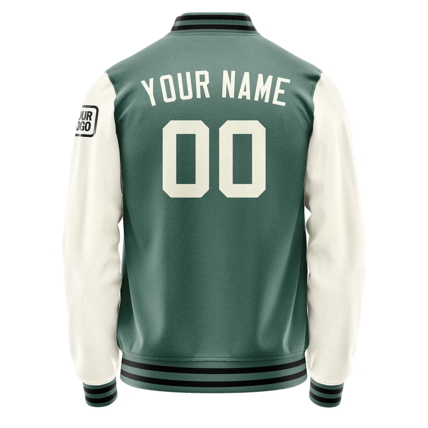 Custom Blue Green Cream Jacket sold by Tailorly product image thumbnail 3