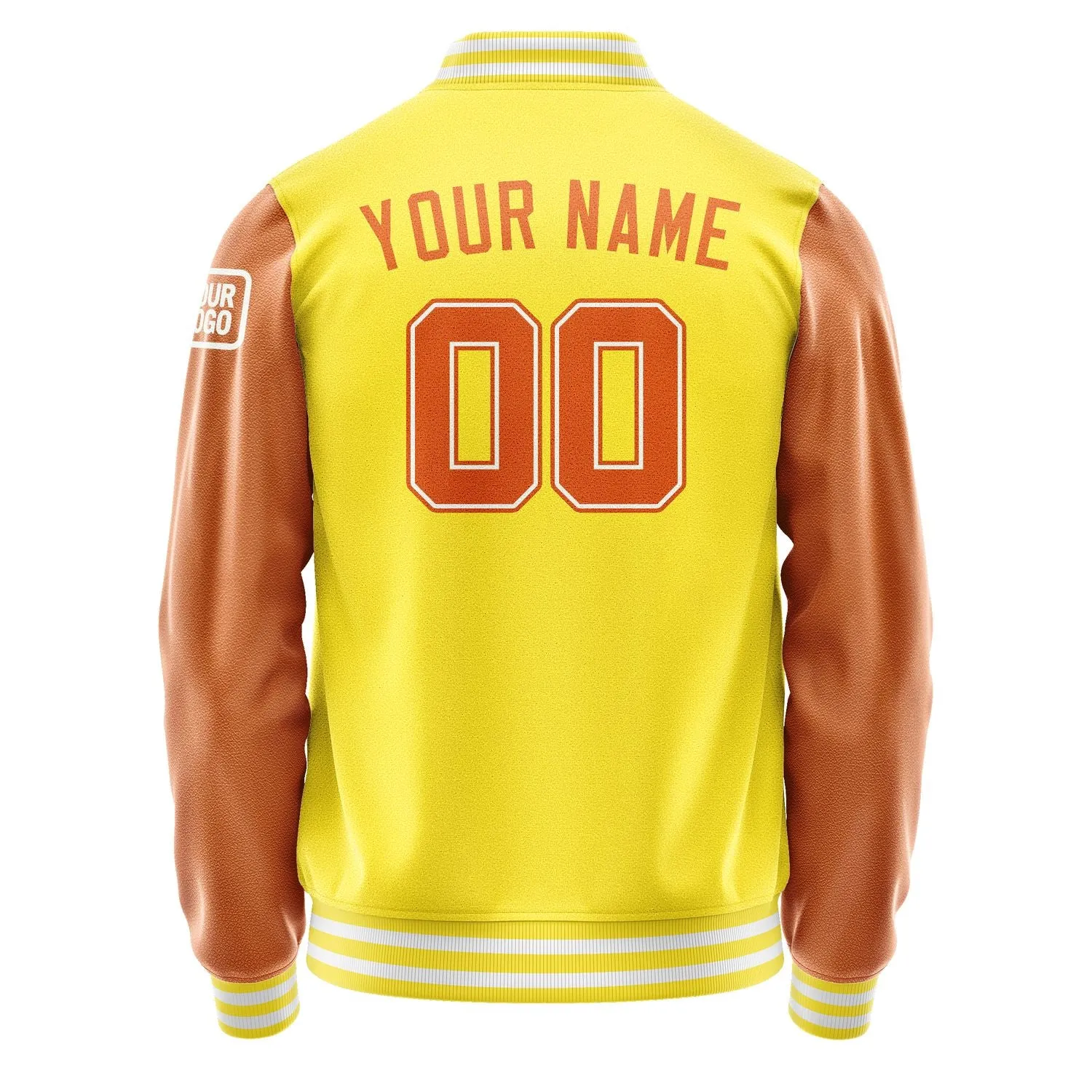 Custom Light Yellow Orange Jacket sold by Tailorly product image thumbnail 3