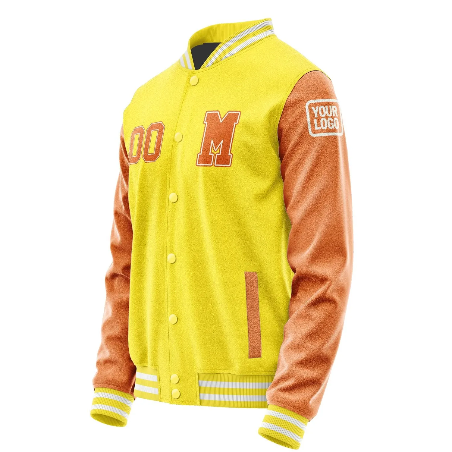 Custom Light Yellow Orange Jacket sold by Tailorly product image thumbnail 2