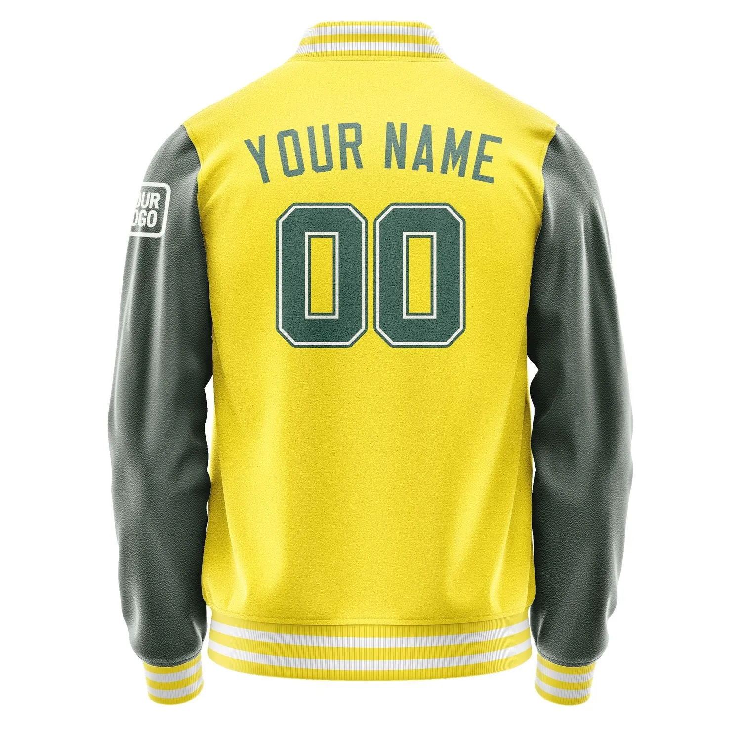 Custom Light Yellow Blue Green Jacket sold by Tailorly product image thumbnail 3