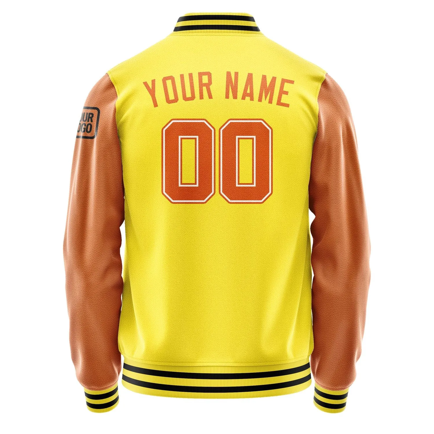 Custom Light Yellow Orange Jacket sold by Tailorly product image thumbnail 3