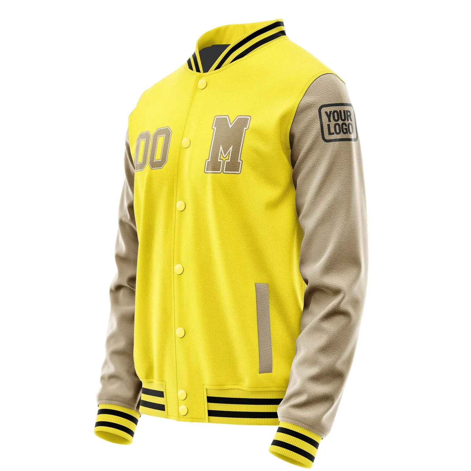 Custom Light Yellow Light Khaki Jacket sold by Tailorly product image thumbnail 2