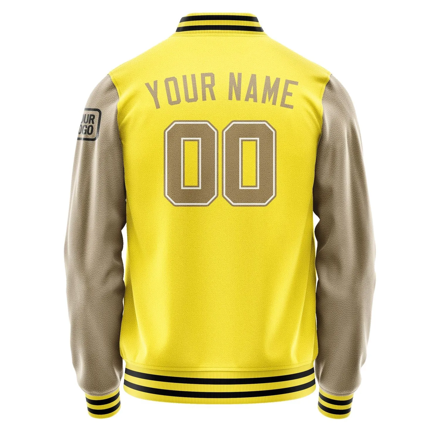 Custom Light Yellow Light Khaki Jacket sold by Tailorly product image thumbnail 3