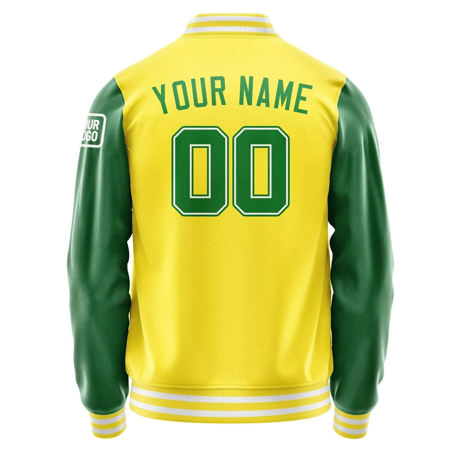 Custom Light Yellow Emerald Green Jacket sold by Tailorly product image thumbnail 3