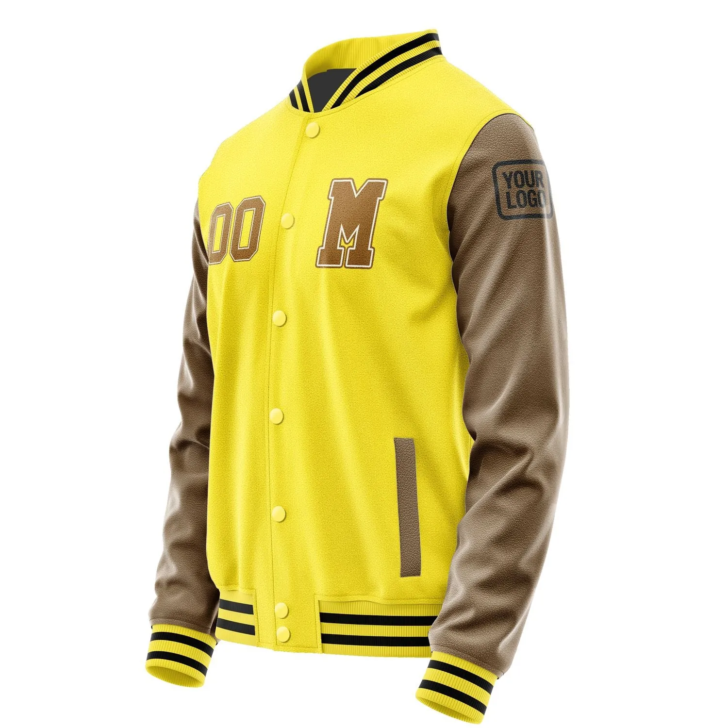 Custom Light Yellow Khaki Jacket sold by Tailorly product image thumbnail 2