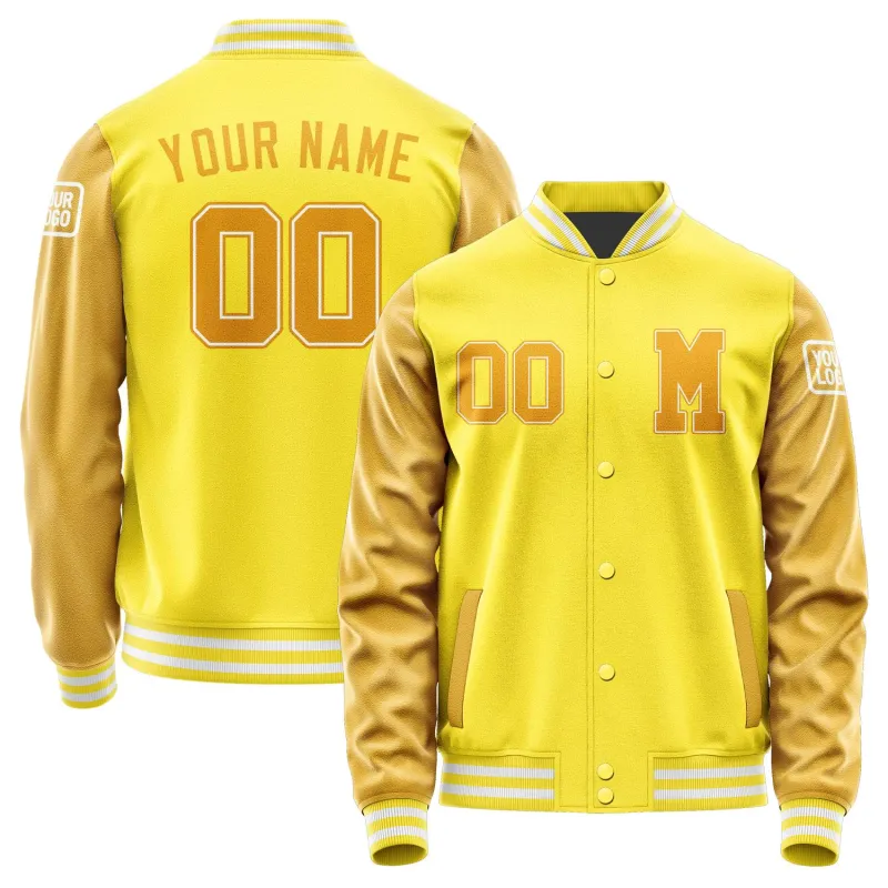 Custom Light Yellow Yellow Jacket sold by Tailorly