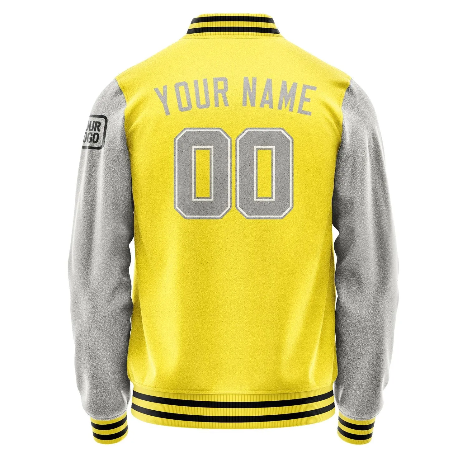 Custom Light Yellow Gray Jacket sold by Tailorly product image thumbnail 3