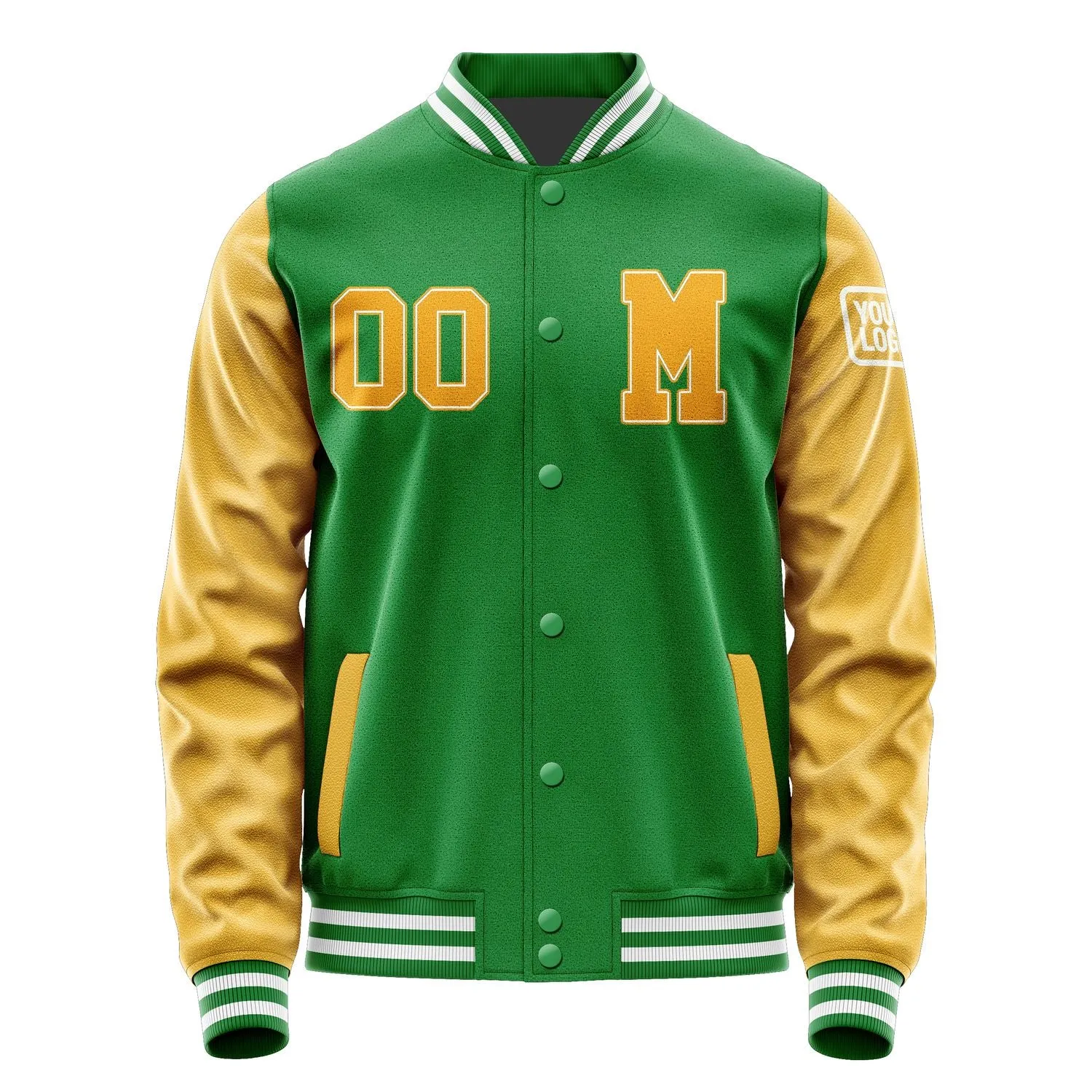 Custom Emerald Green Yellow Jacket sold by Tailorly product image thumbnail 4