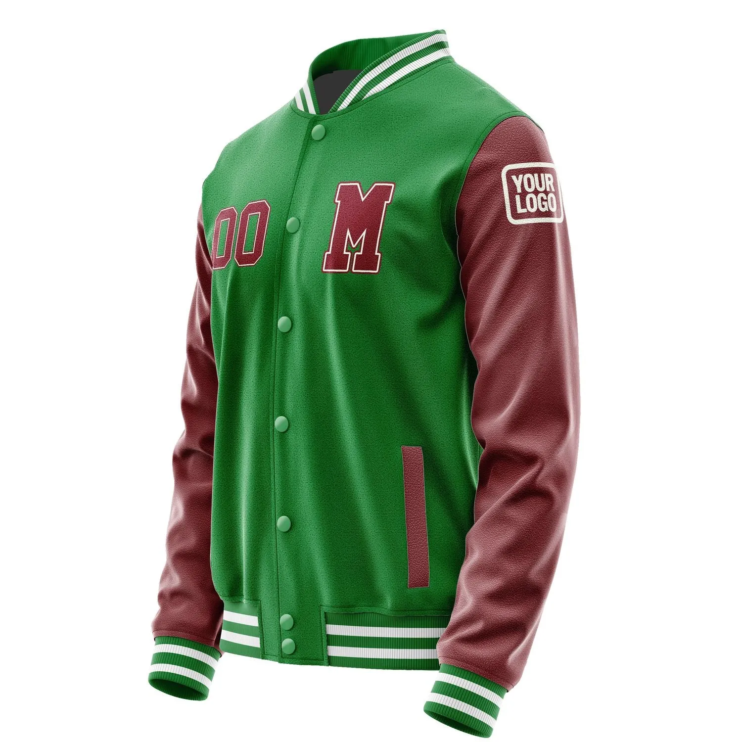 Custom Emerald Green Crimson Red Jacket sold by Tailorly product image thumbnail 2