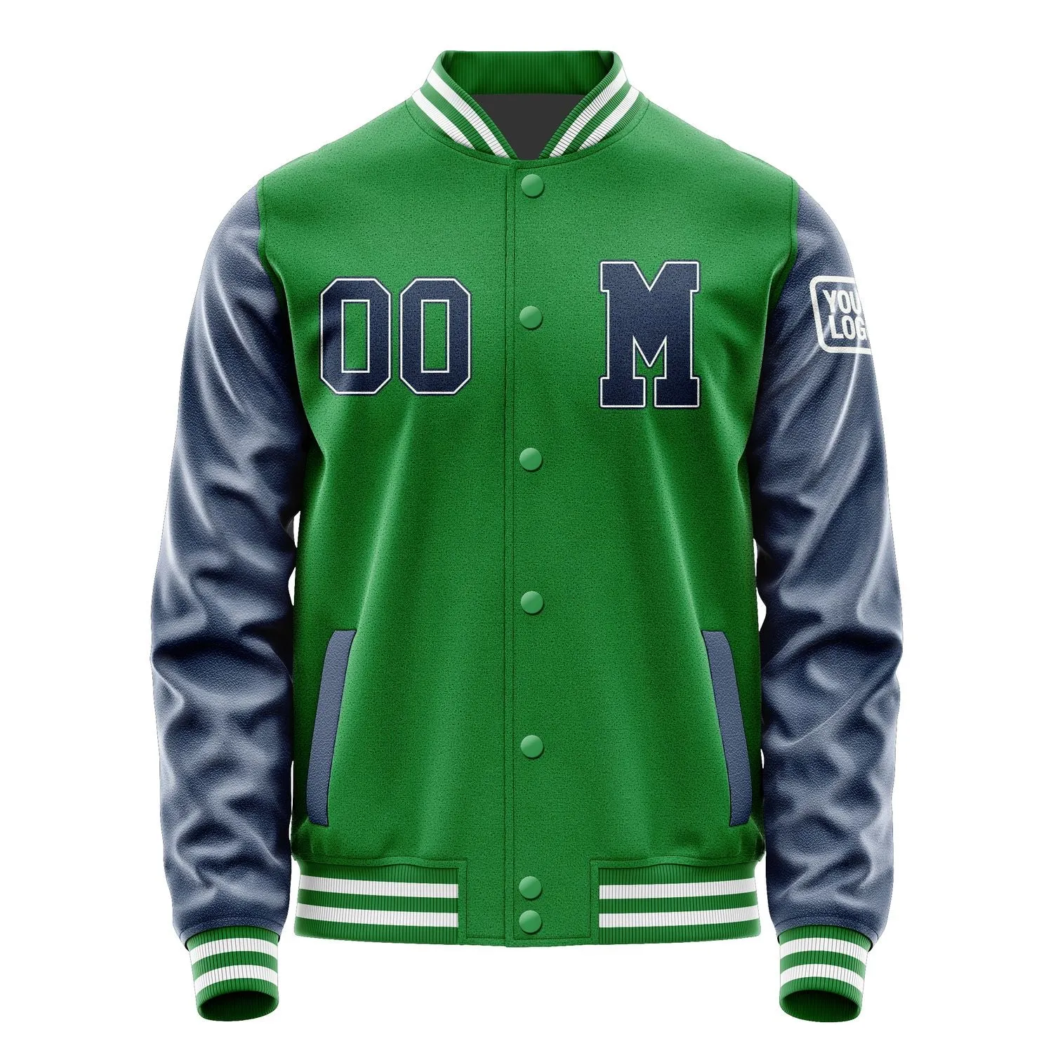 Custom Emerald Green Blue Jacket sold by Tailorly product image thumbnail 4