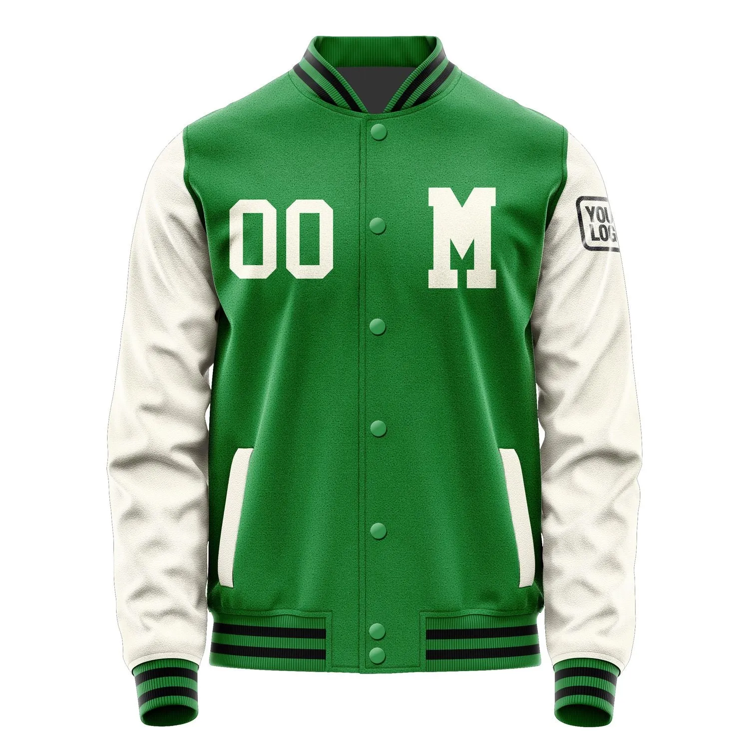 Custom Emerald Green Cream Jacket sold by Tailorly product image thumbnail 4