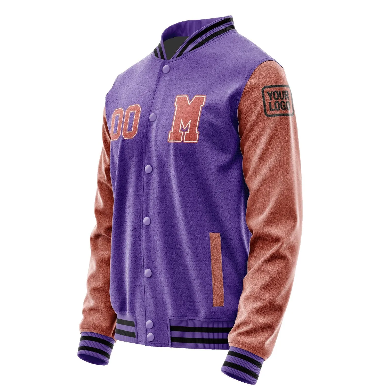 Custom Light Purple Copper Rose Jacket sold by Tailorly product image thumbnail 2