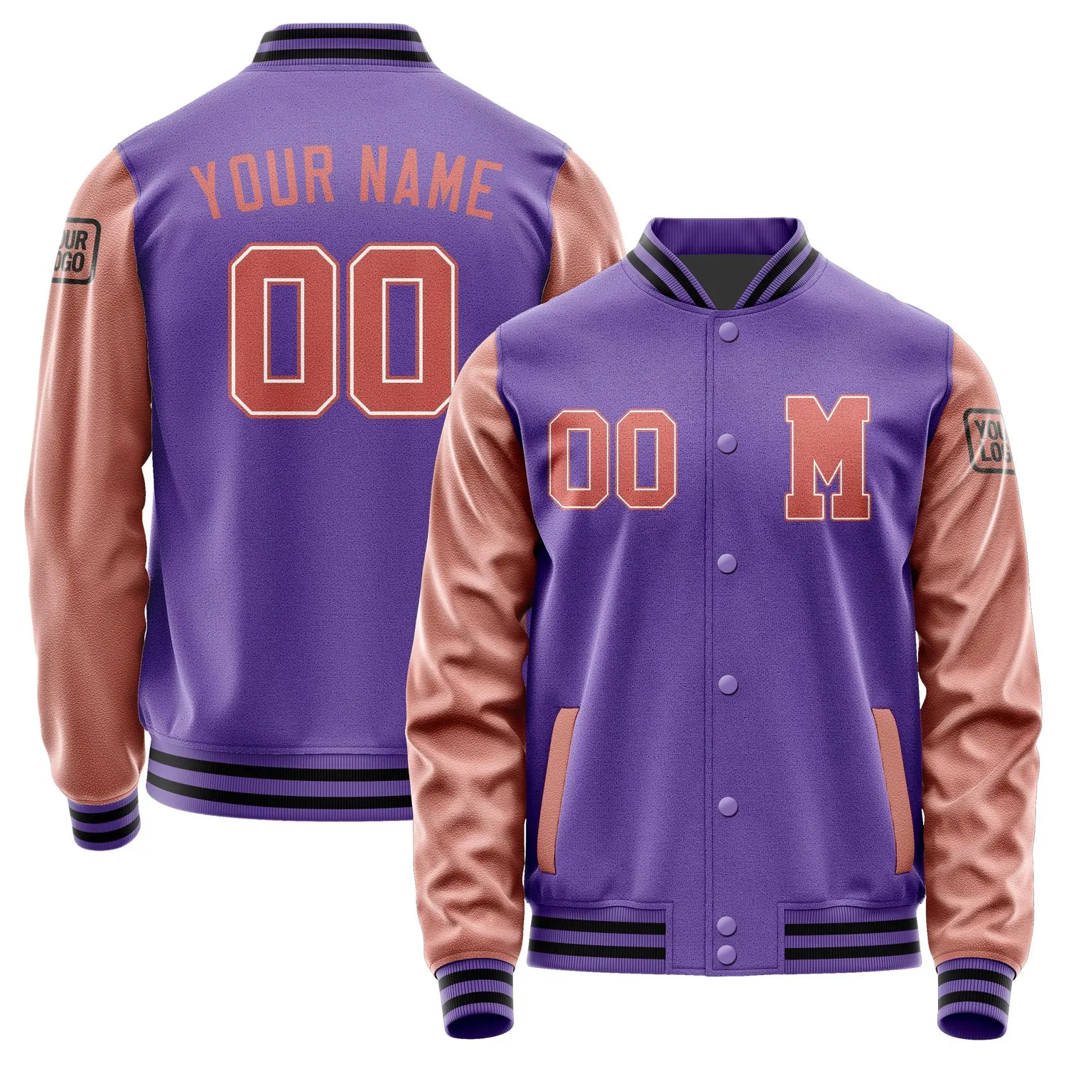 Custom Light Purple Copper Rose Jacket sold by Tailorly