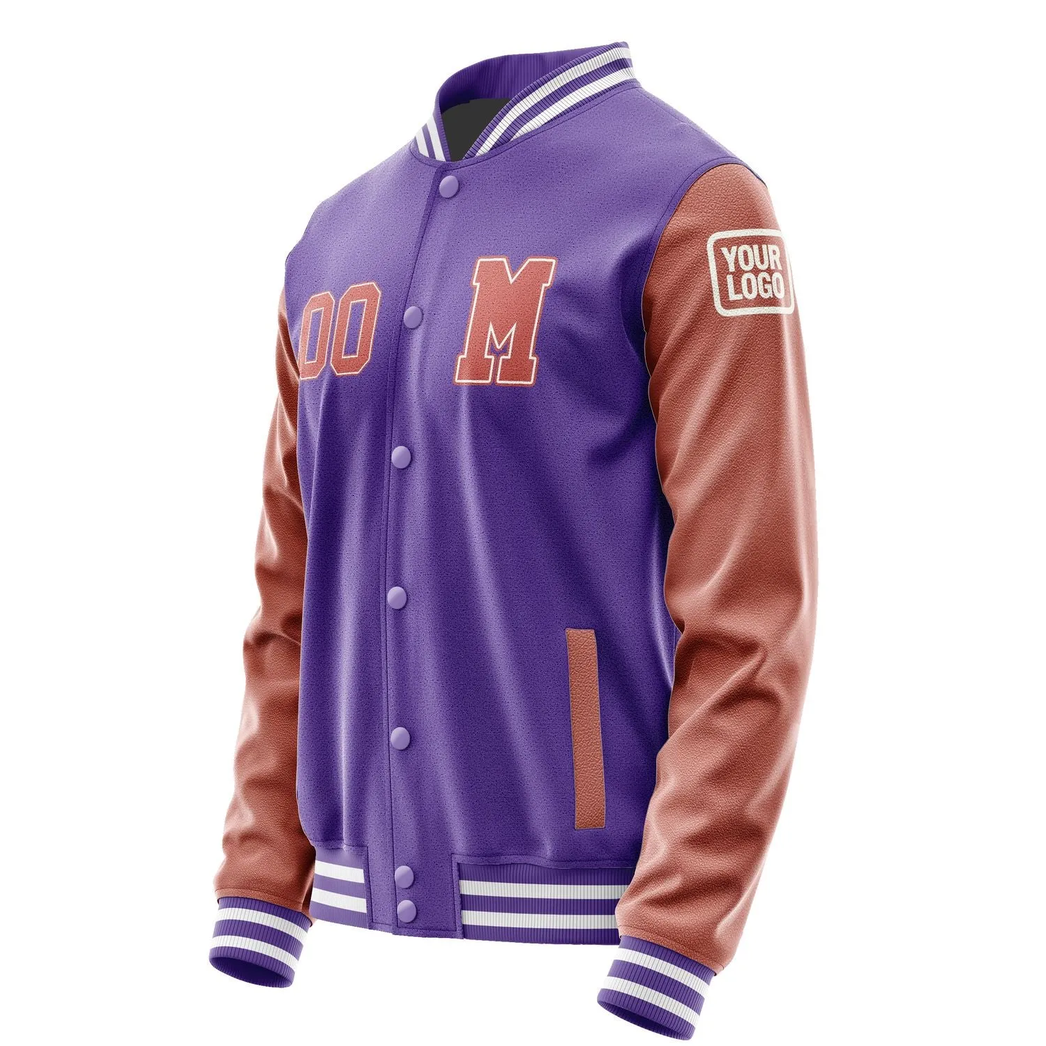 Custom Light Purple Copper Rose Jacket sold by Tailorly product image thumbnail 2