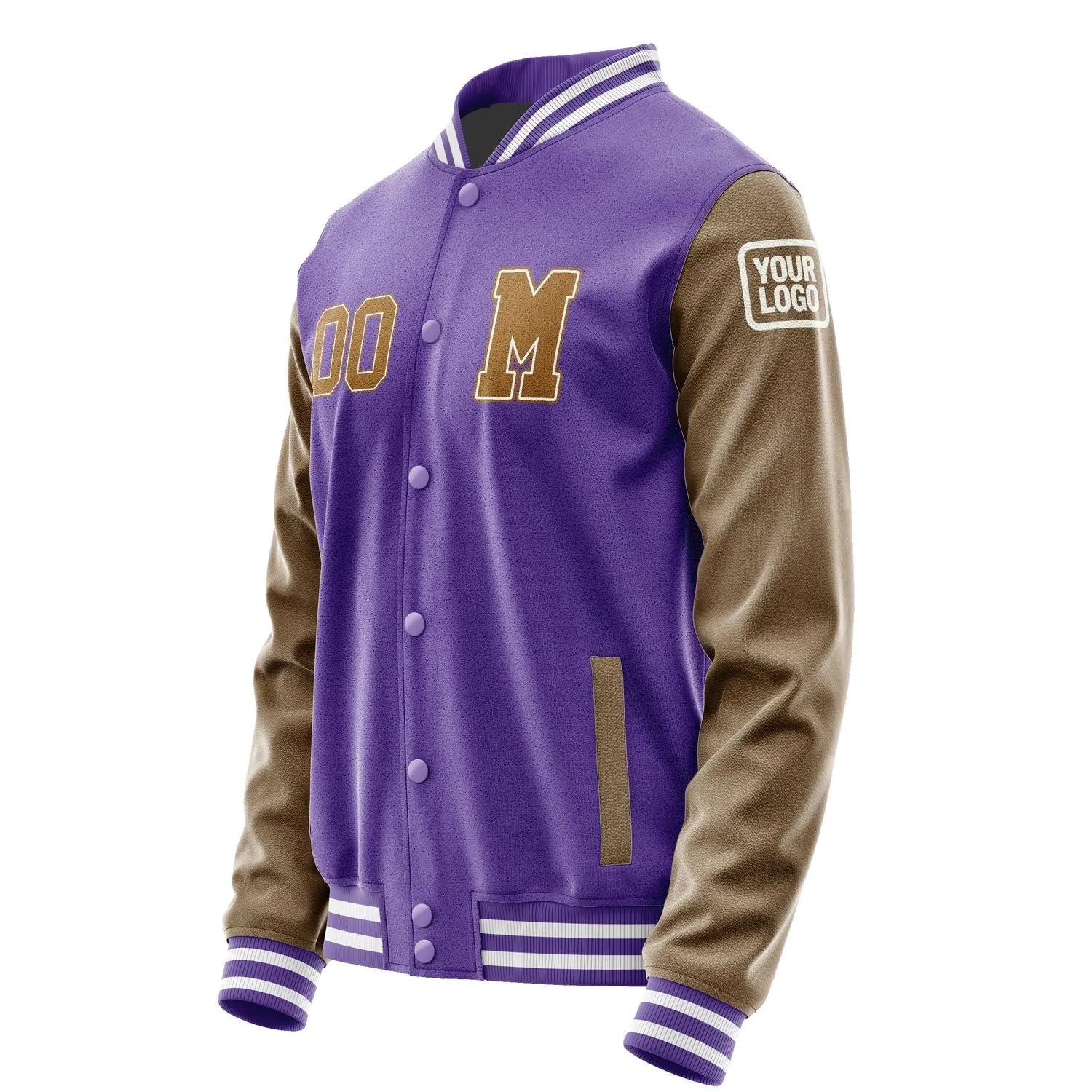 Custom Light Purple Khaki Jacket sold by Tailorly product image thumbnail 2