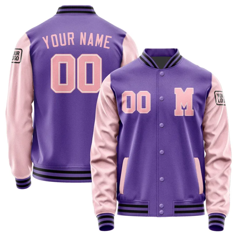 Custom Light Purple Light Pink Jacket sold by Tailorly