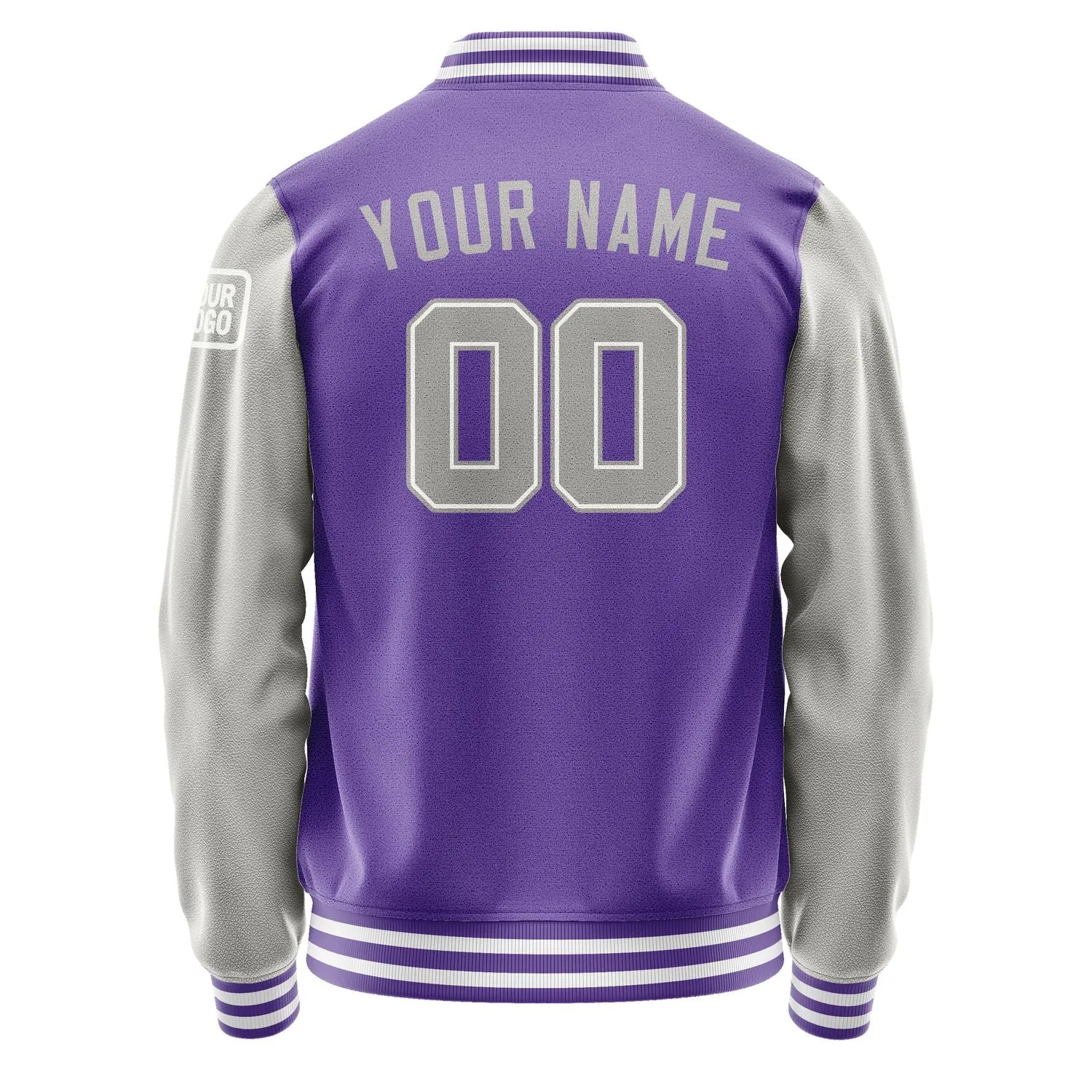 Custom Light Purple Gray Jacket sold by Tailorly product image thumbnail 3