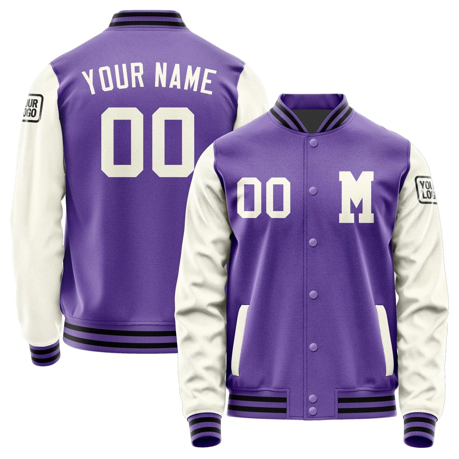 Custom Light Purple Cream Jacket sold by Tailorly