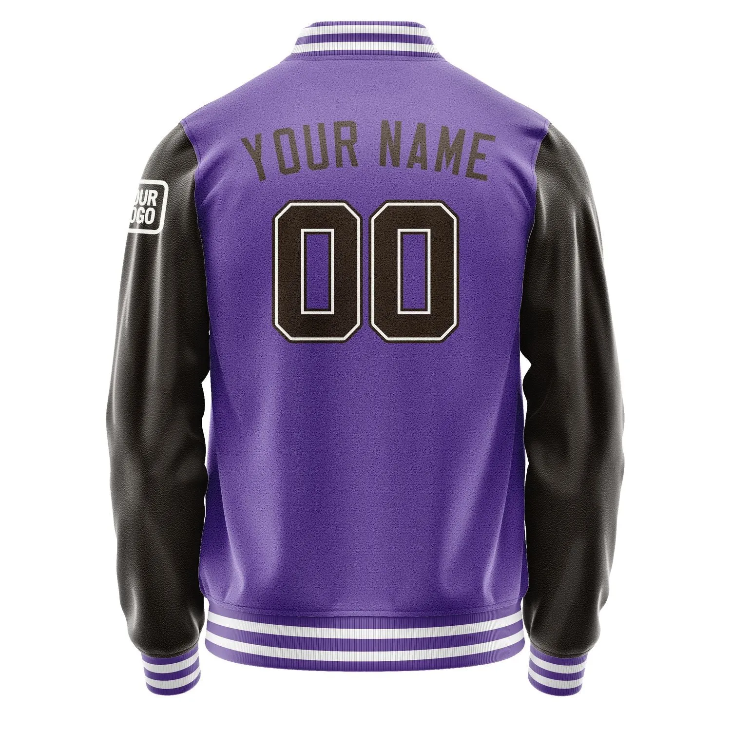 Custom Light Purple Brown Jacket sold by Tailorly product image thumbnail 3